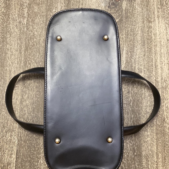 Louis Quatorze Maroquinerie leather Vintage shoulder leather black purse - Picture 9 of 14